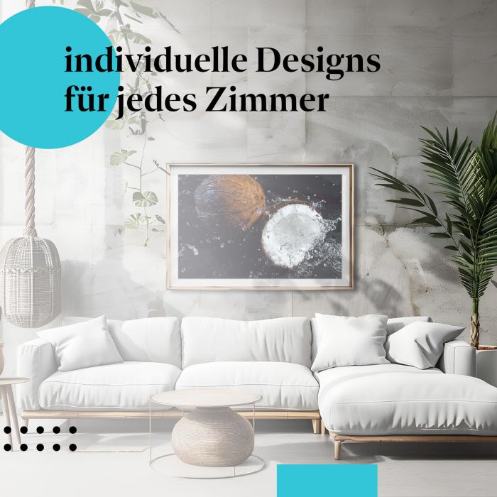 Schlafzimmer Deko: Tropen-Feeling mit "Kokosnuss" Poster